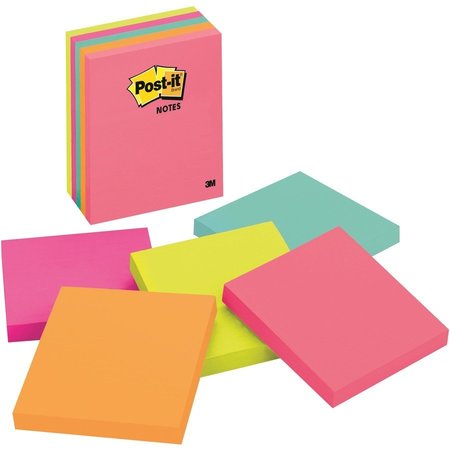 POST-IT Note, Cpetwn, 4X4, Ast Pk MMM6755AN